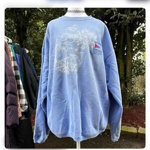 Comfort Colors Light Blue Men's Crewneck Sweater
